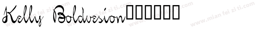 Kelly Boldvesion字体转换